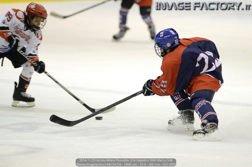 2014-11-22 Hockey Milano Rossoblu U14-Valpellice 0845 Marco Grilli
